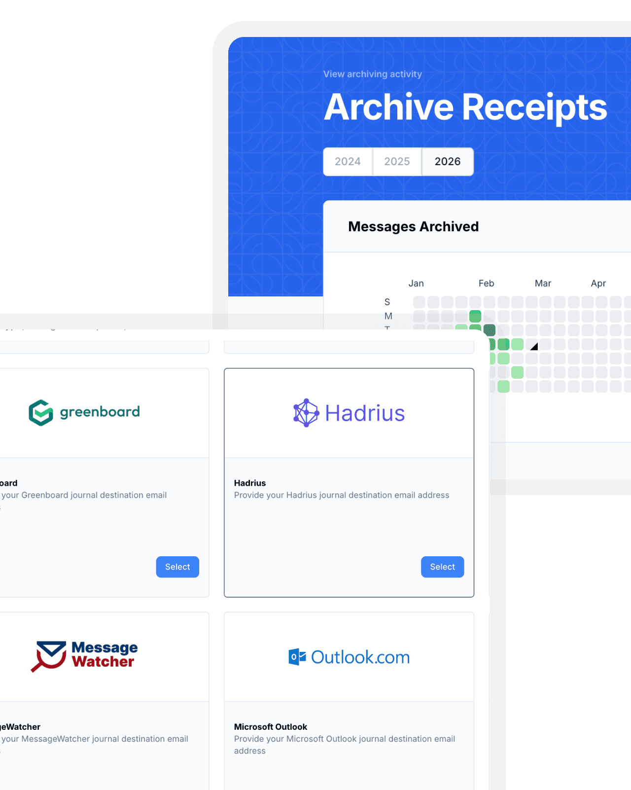 5-Year Retention and Archiver Feed