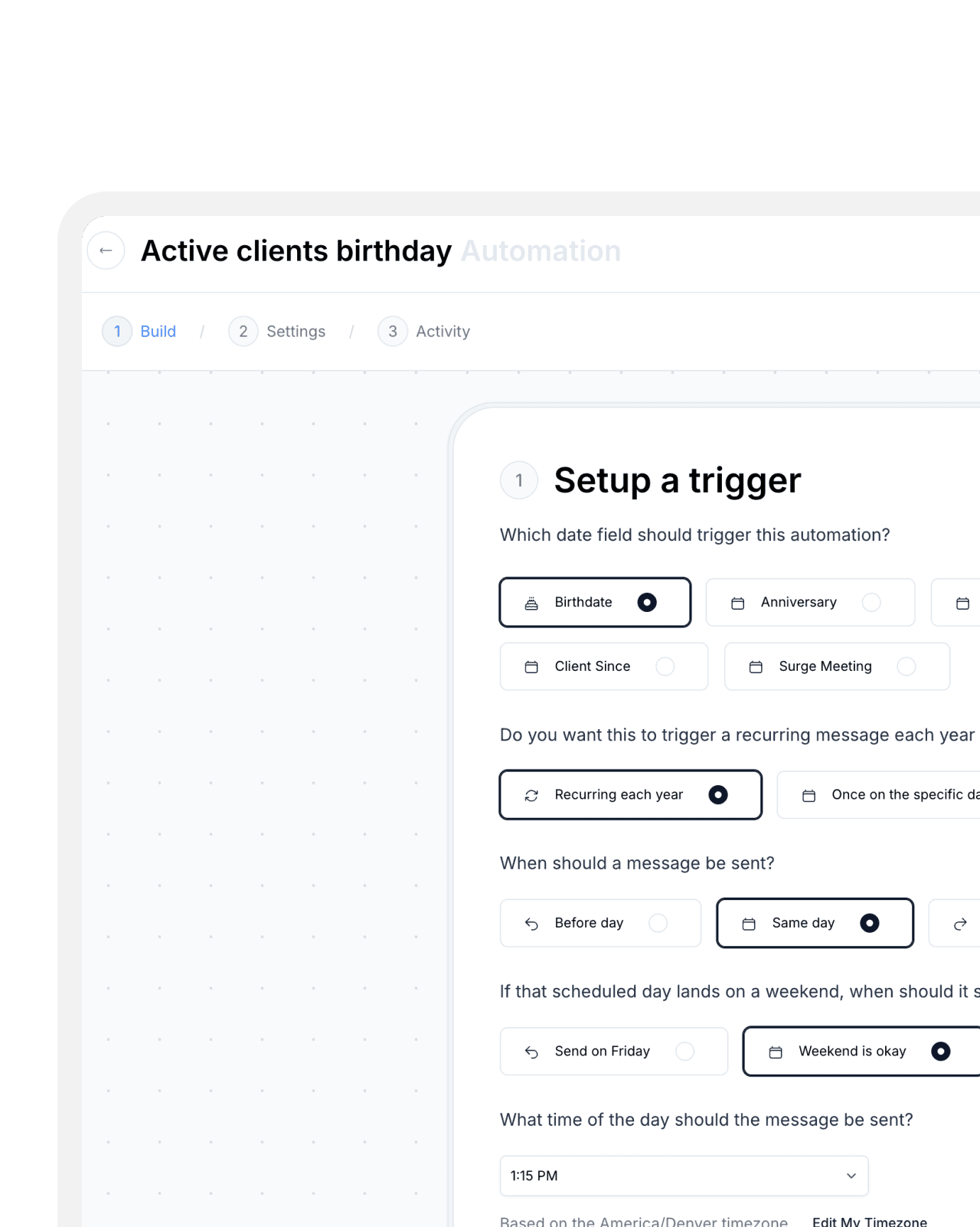 Auto Birthday & Milestone Texts